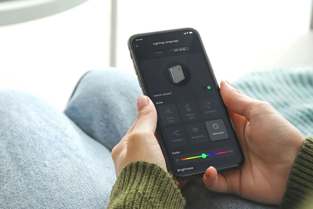 Hranilnik električne energije Sigenergy applikacija