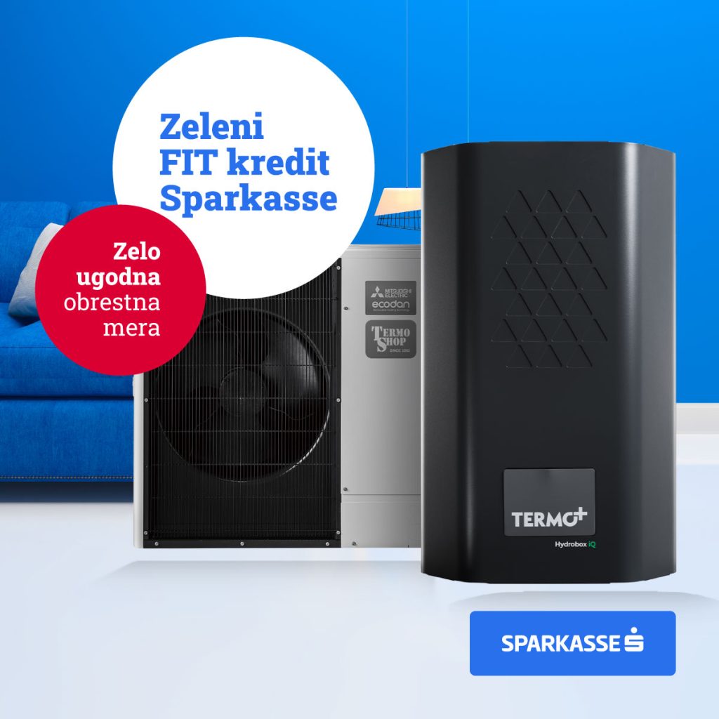 Sparkasse Zeleni FIT kredit Pametna toplotna crpalka termo plus iq