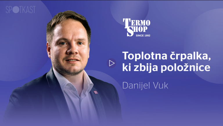 toplotna črpalka, ki zbija položnice