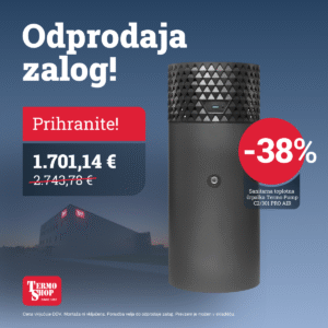 !Sanitarna toplotna črpalka TermoPlus® C2/301-PRO-AIR