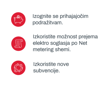 Vsa energija ostane doma! Toplotne črpalke in sončne elektrarne